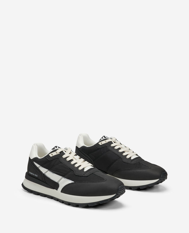 Kenneth Cole Reaction Shoes Pryor Sneaker uomo nera con plantare rimovibile