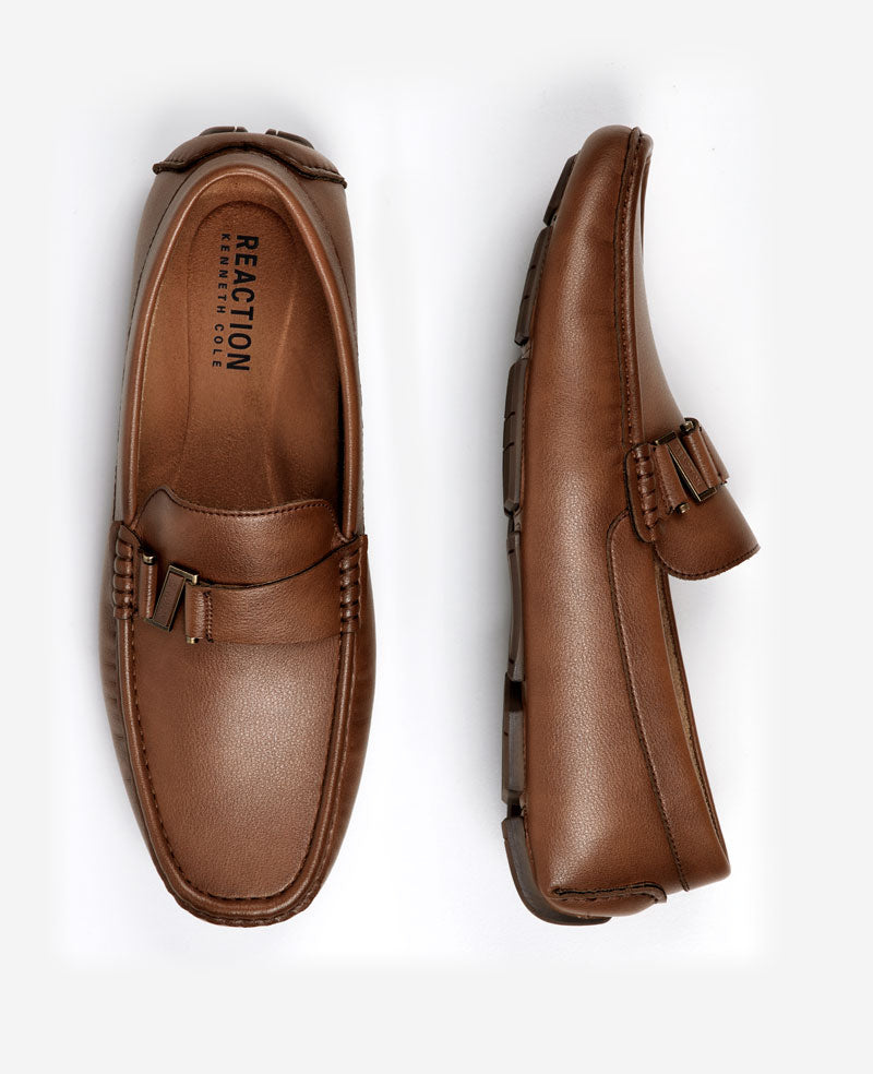 Kenneth Cole Reaction REACTION Stan Band Driving Loafer mocassini cognac