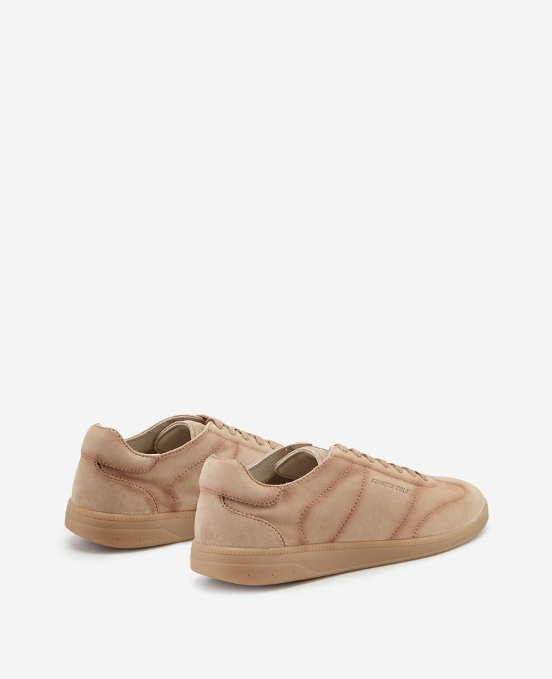 Kenneth Cole Reaction Mercer Lace-up Sneaker sneaker cammello in camoscio