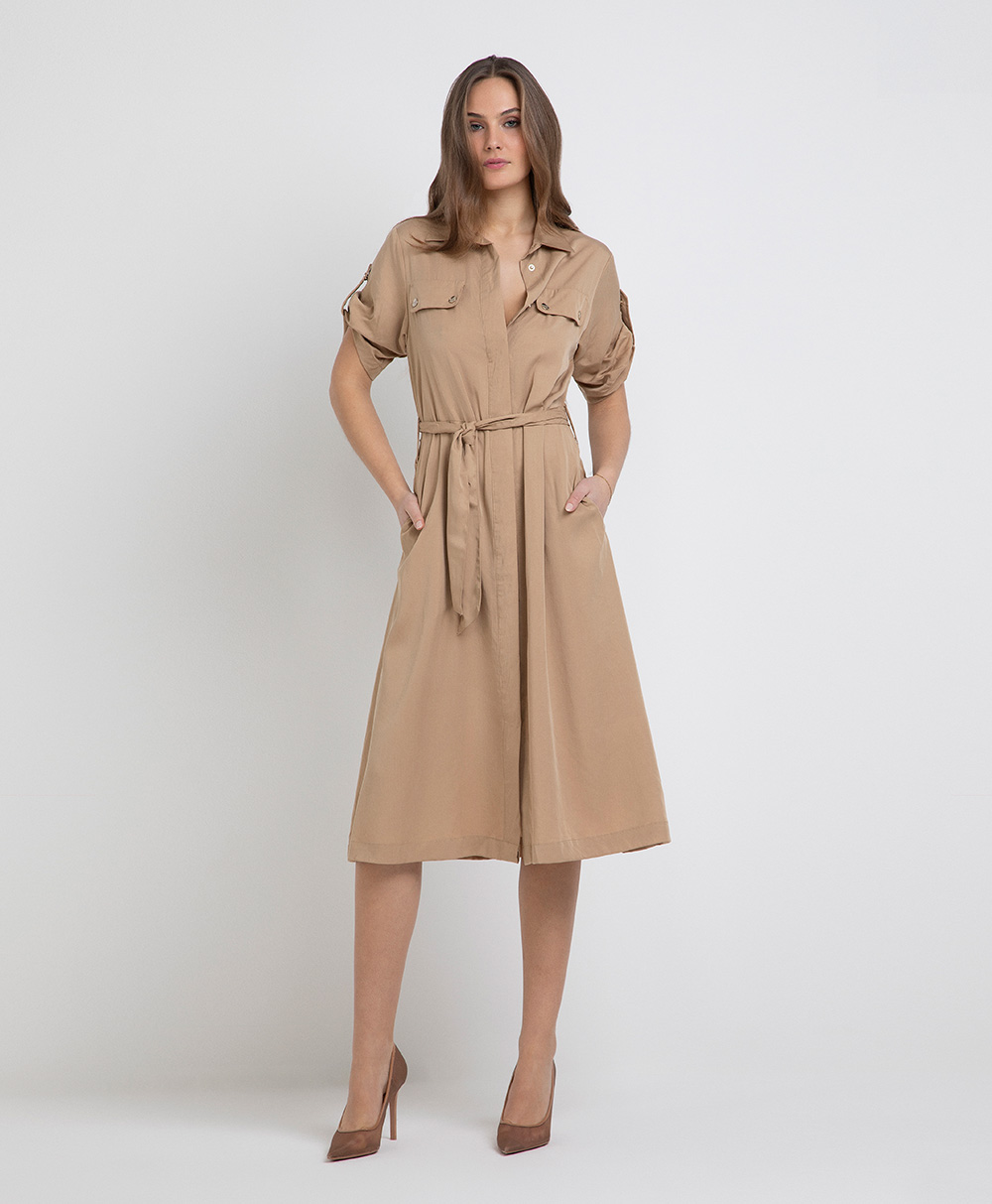 Markup Donna Vestiti Abito in tessuto fluido