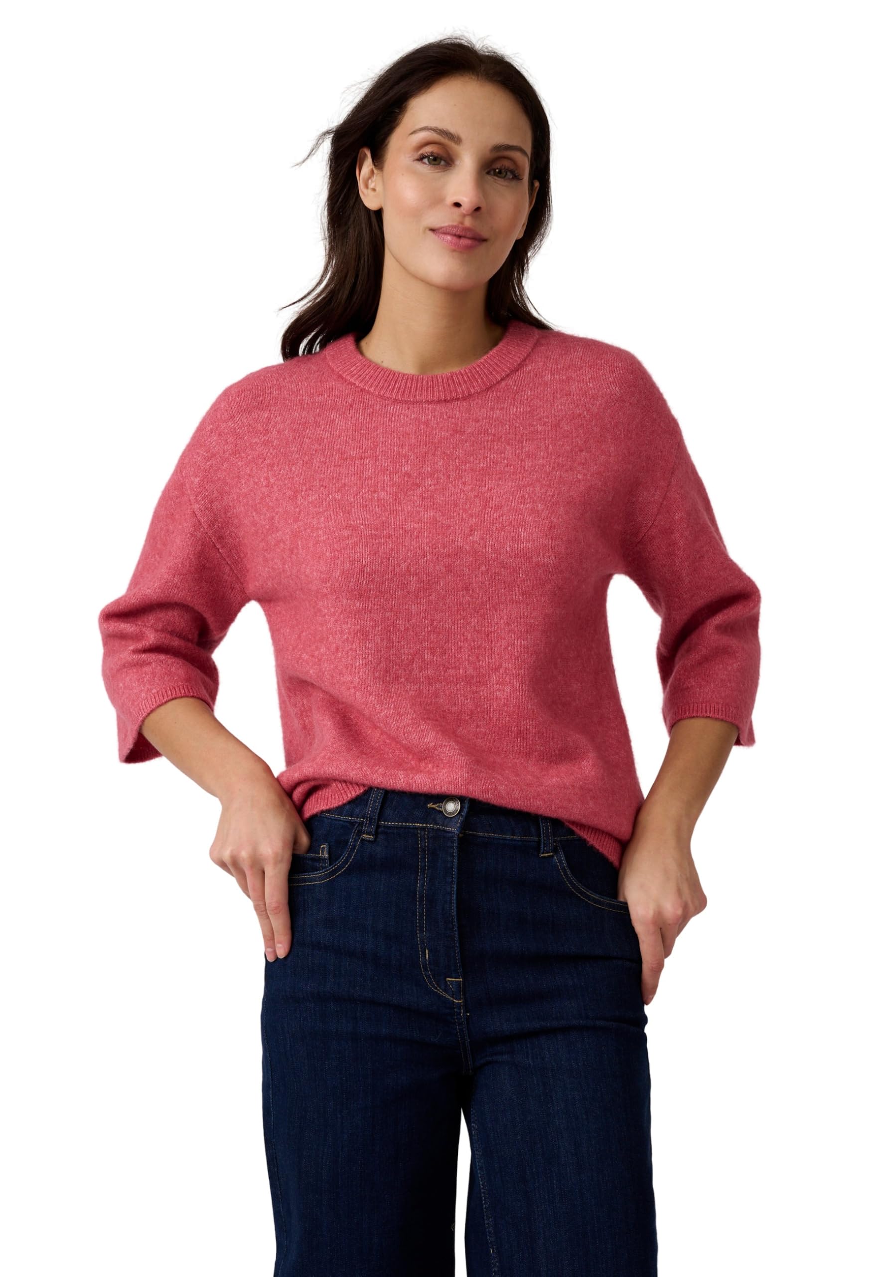 Damart Prêt-à-porter Maglione da donna maglione 38-40 rosa in alpaca