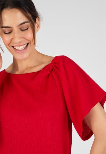Damart Prêt-à-porter Maglietta a maglia testurizzata collo fantasia donna 42-44