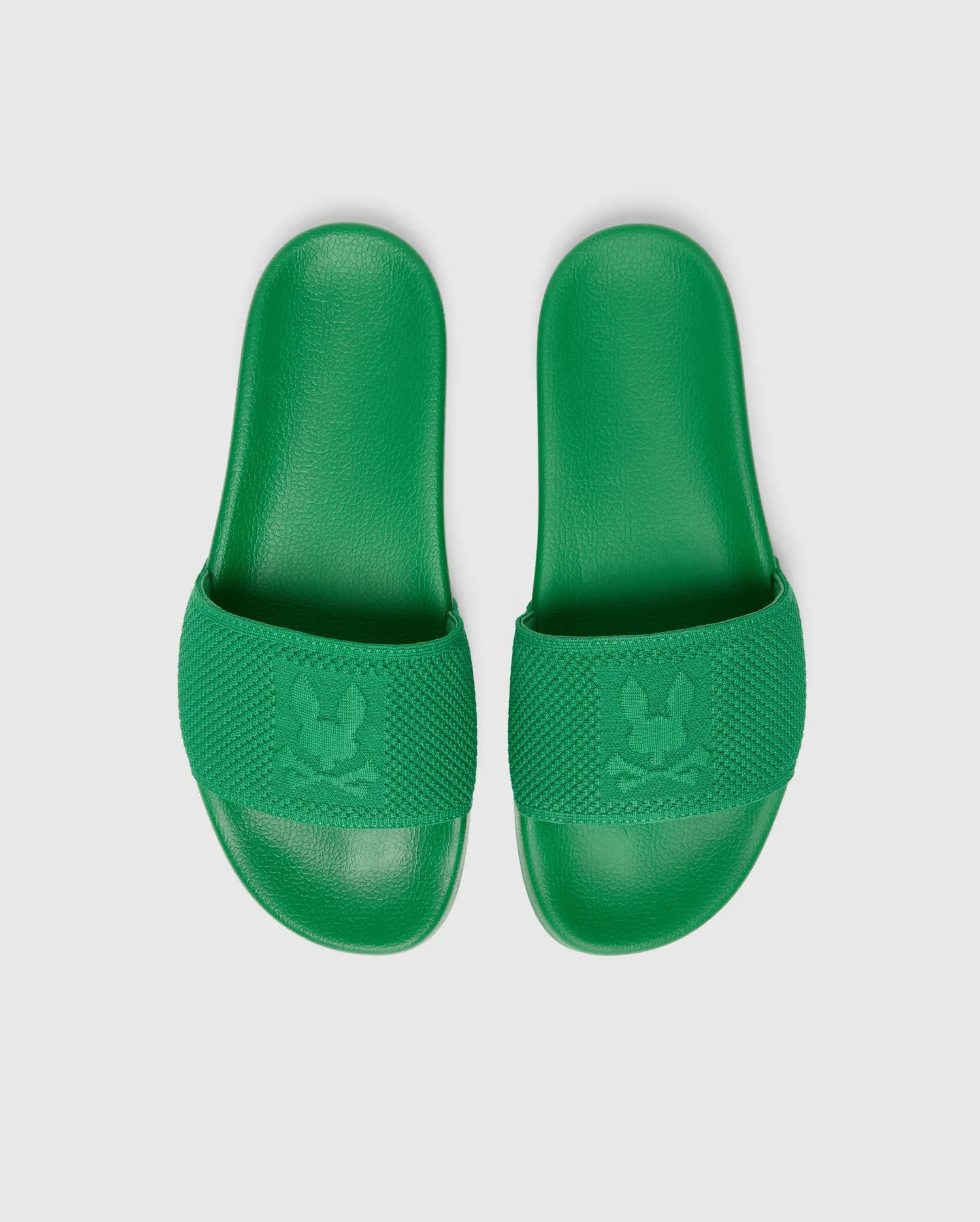 Psycho Bunny Accessories Knit Slides ciabatte verdi con plantare ergonomico