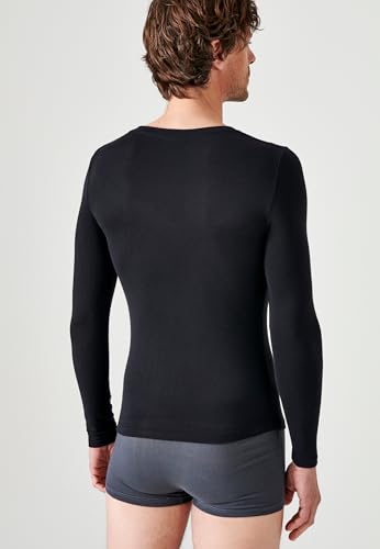 Damart Thermolactyl Sensitive maglia scollo a V nera S