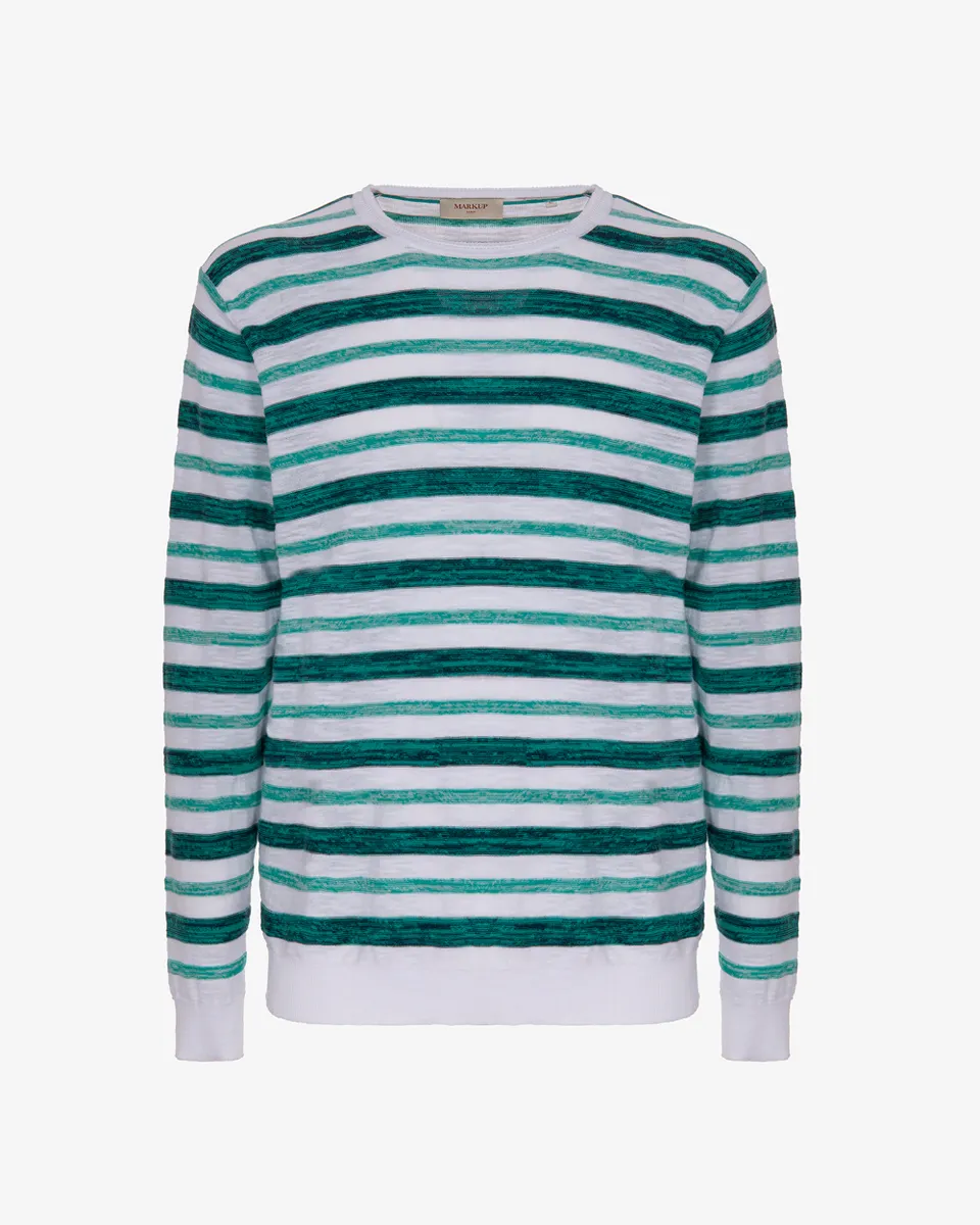 Markup Uomo Maglieria Girocollo rigato maglia