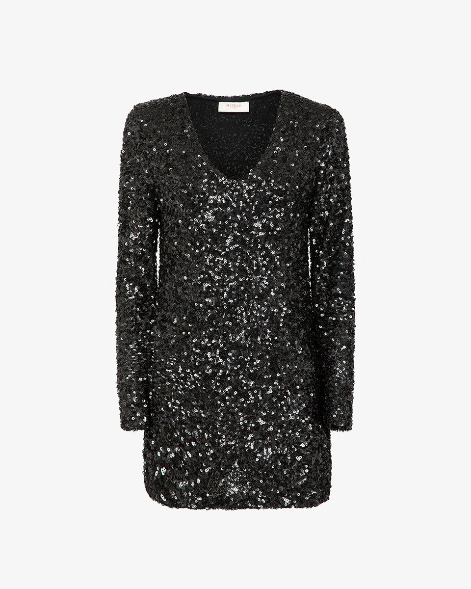 Markup Donna Vestiti Abito in paillettes