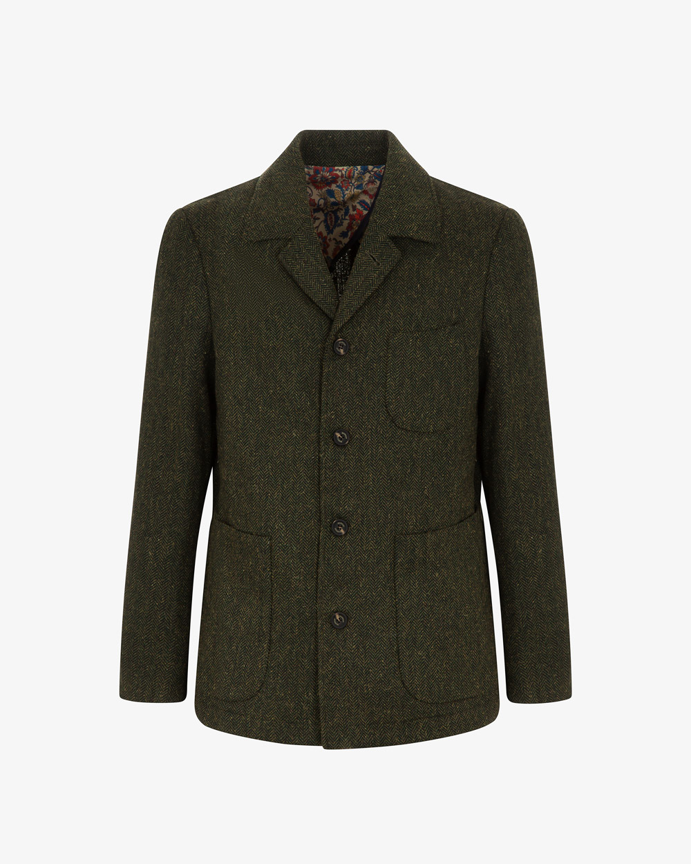 Markup Uomo Abiti & Blazer Blazer collo camicia spigato in tweed