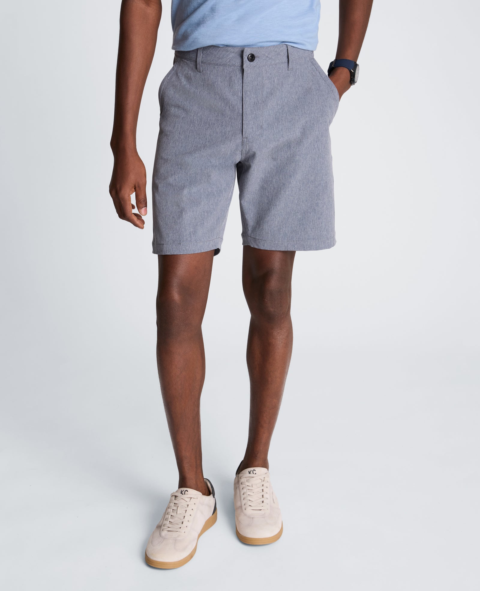 Kenneth Cole Reaction Clothing Performance Tech Short bermuda blu navy traspirante