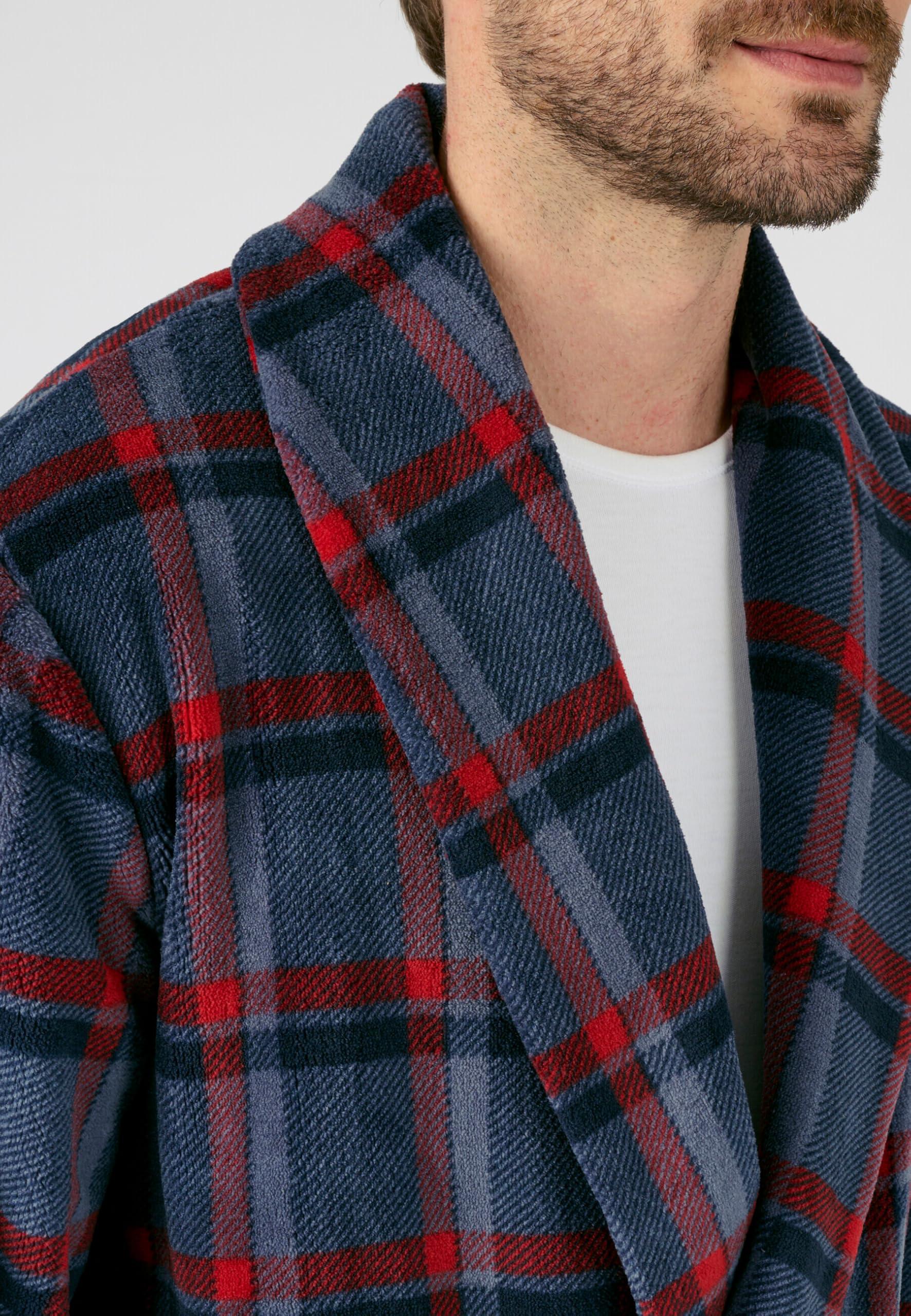 Damart Homewear vestaglia Thermolactyl uomo a quadri S calda