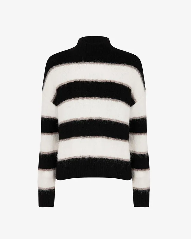 Markup Donna Maglieria Lupetto misto lana rigato maglia rigata