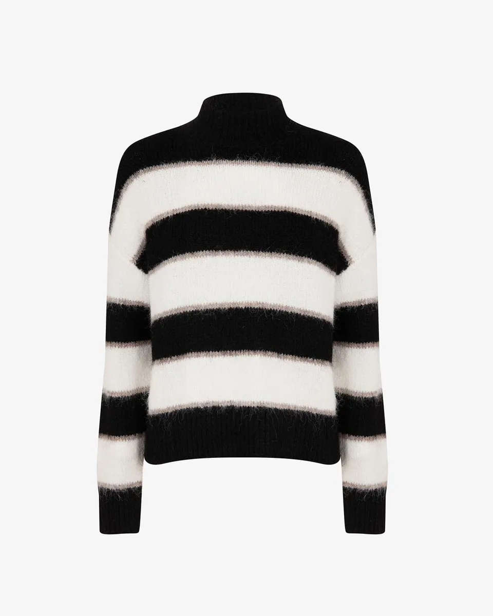 Markup Donna Maglieria Lupetto misto lana rigato maglia rigata