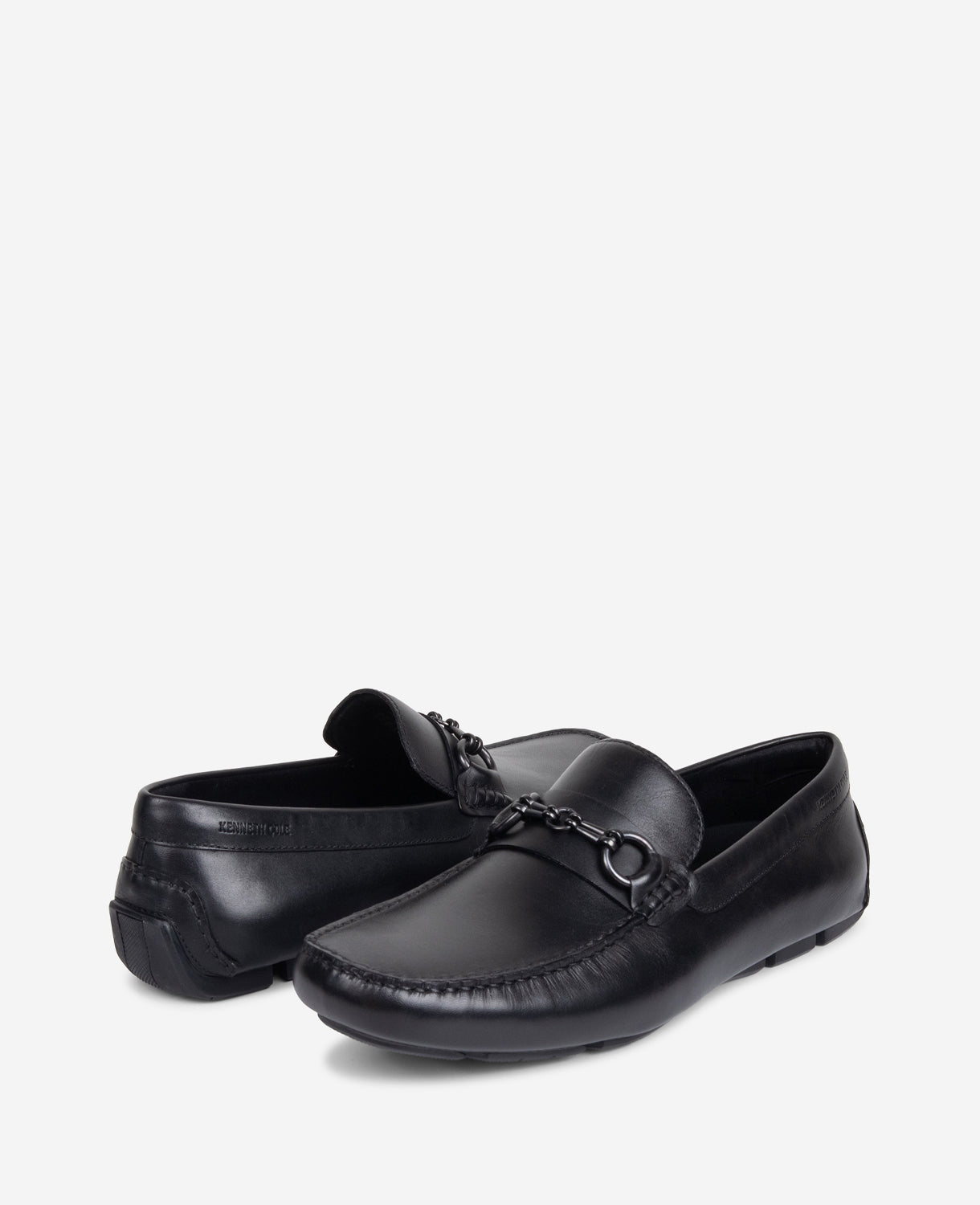 Kenneth Cole Reaction Shoes Driver Loafer mocassino uomo nero con plantare removibile