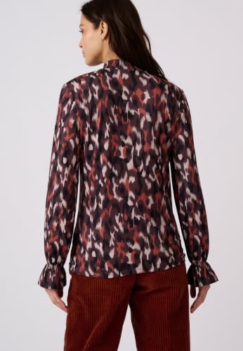 Damart Prêt-à-porter maglietta donna maculata calda collo alto