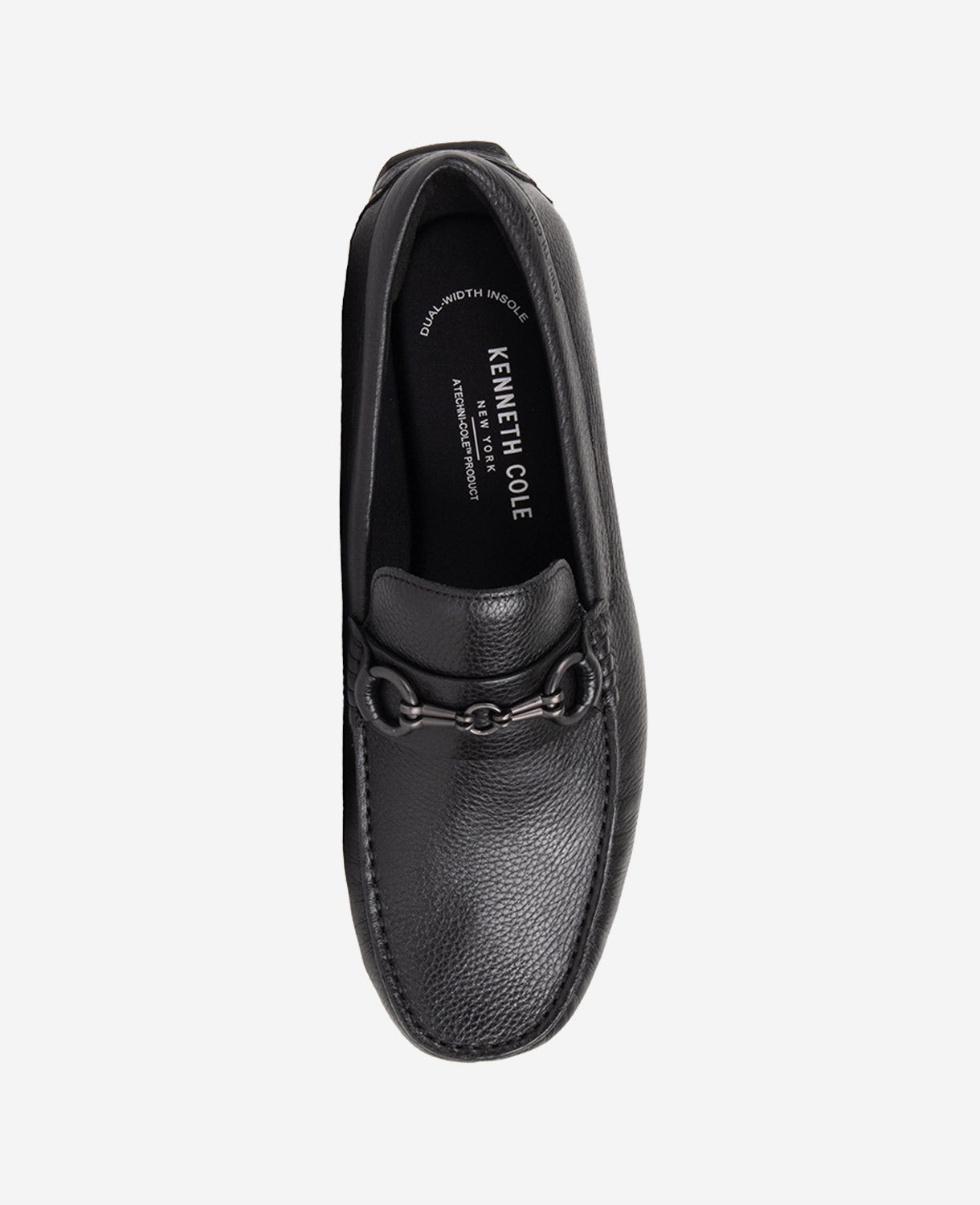 Kenneth Cole Reaction Shoes Classic Detail Driver mocassino nero con soletta rimovibile
