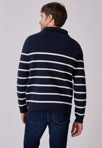 Damart Prêt-à-porter Maglione da uomo con zip a righe