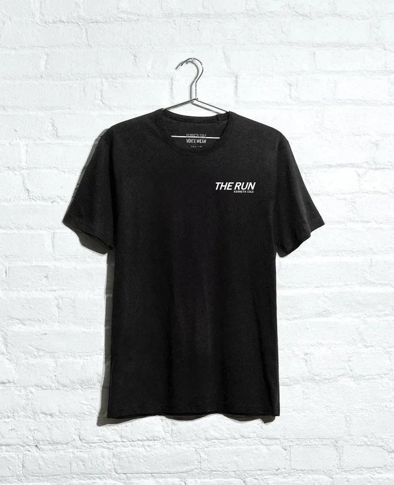 Kenneth Cole Reaction Clothing Site Exclusive The Run T-Shirt maglietta nera unisex