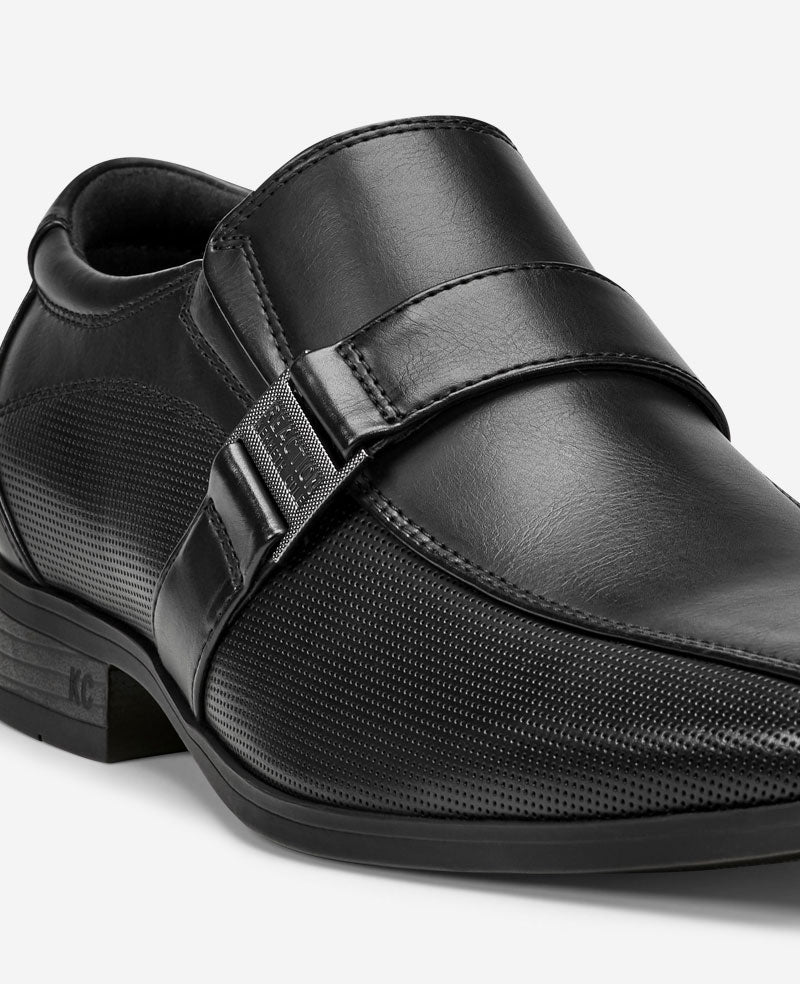 Kenneth Cole Reaction Shoes REACTION Ballad Band Loafer mocassini neri pianta larga