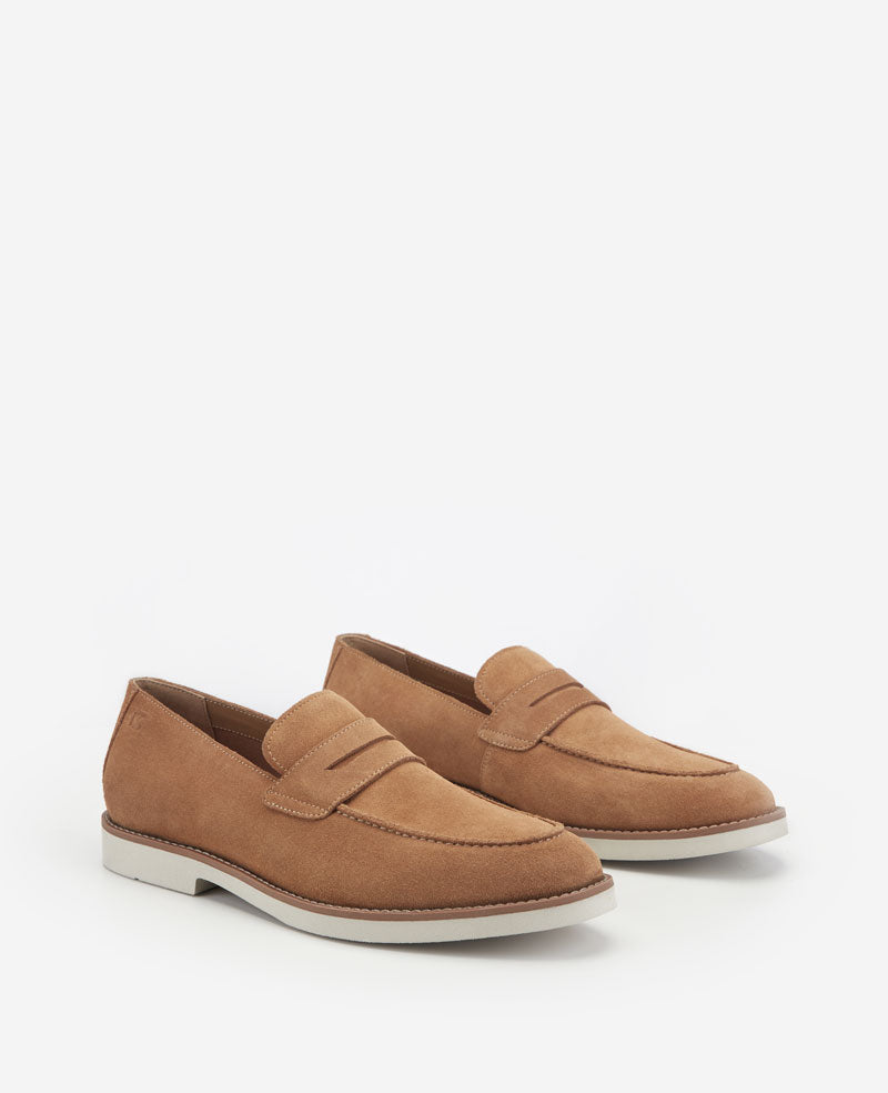 Kenneth Cole Reaction Shoes Savon Casual Penny Loafer mocassino uomo scamosciato