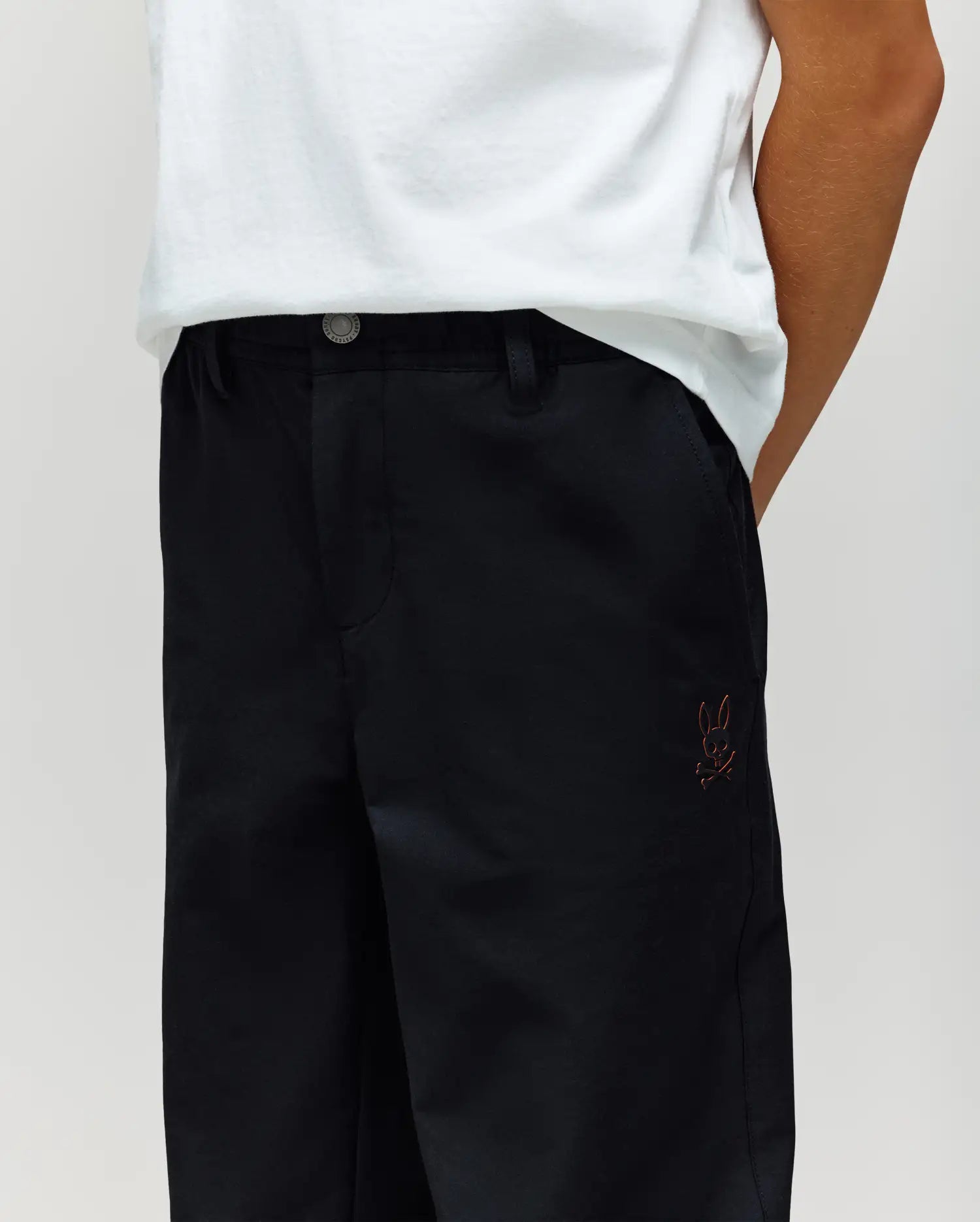 Psycho Bunny Kids Bottoms Mathieu Commuter Pant KB0600002 pantaloni neri