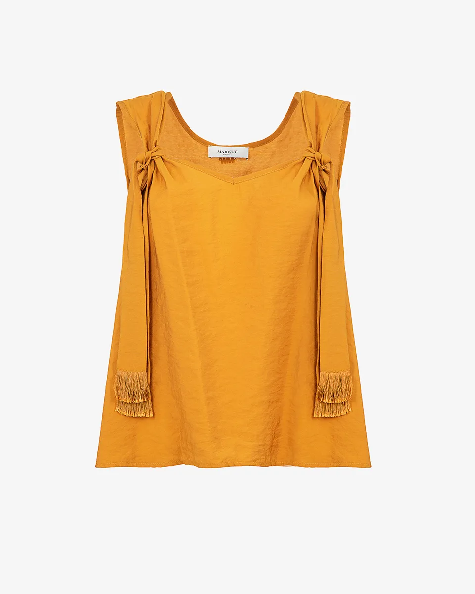 Markup Donna Camicie & Bluse canotta in tessuto fluido