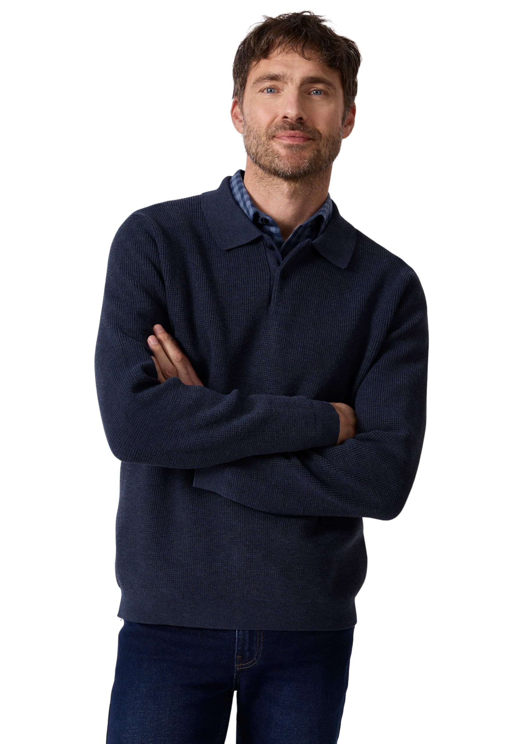 Damart Thermolactyl Maglione da uomo maglione collo polo con lana