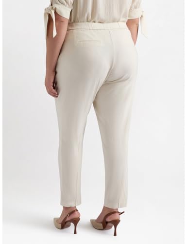 Fiorella Rubino Pantaloni New York Misto Lino pantaloni 46 Plus