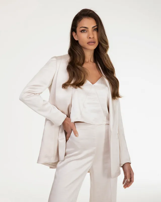 Markup Blazer in raso blazer