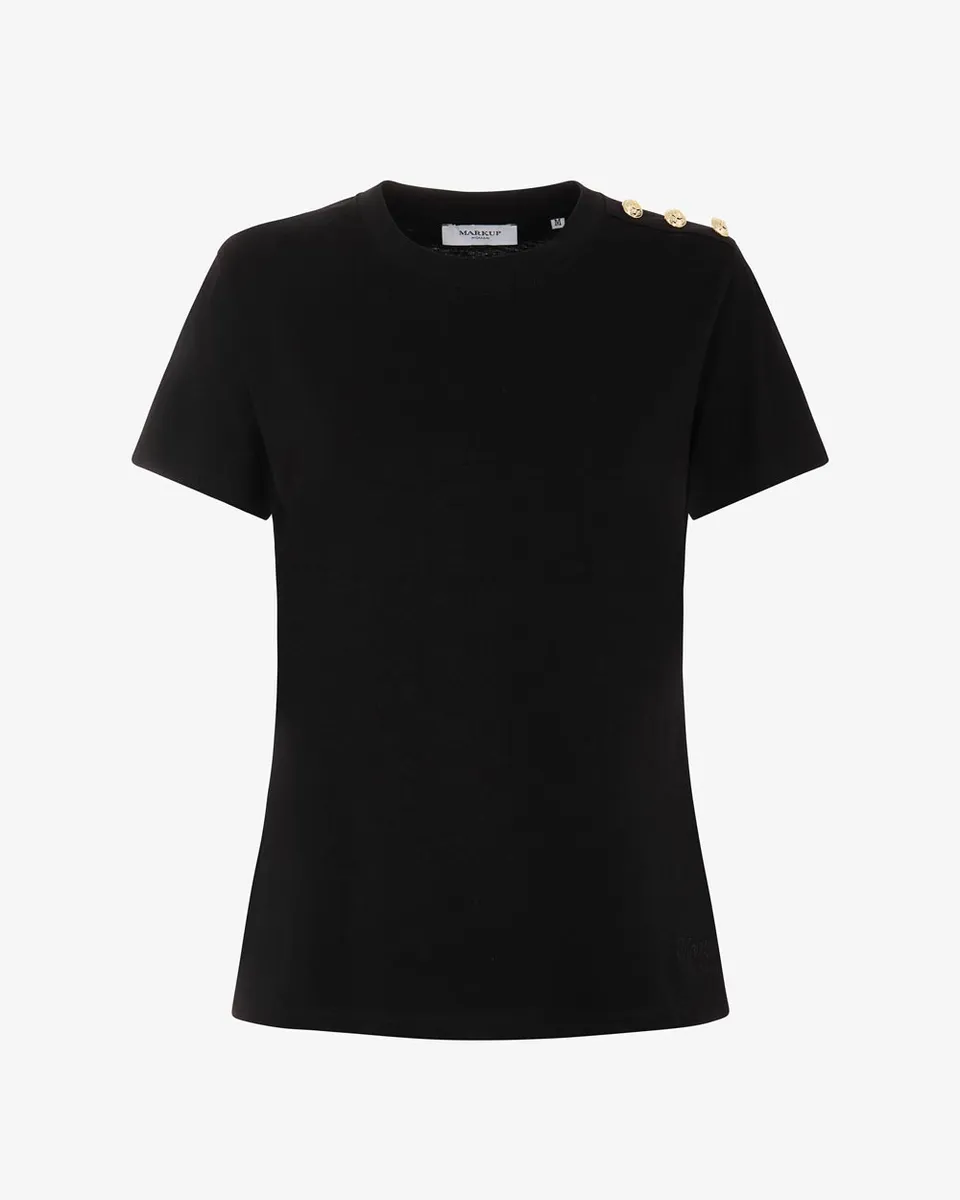 Markup Donna T-Shirt & Felpe T-shirt con bottoni donna