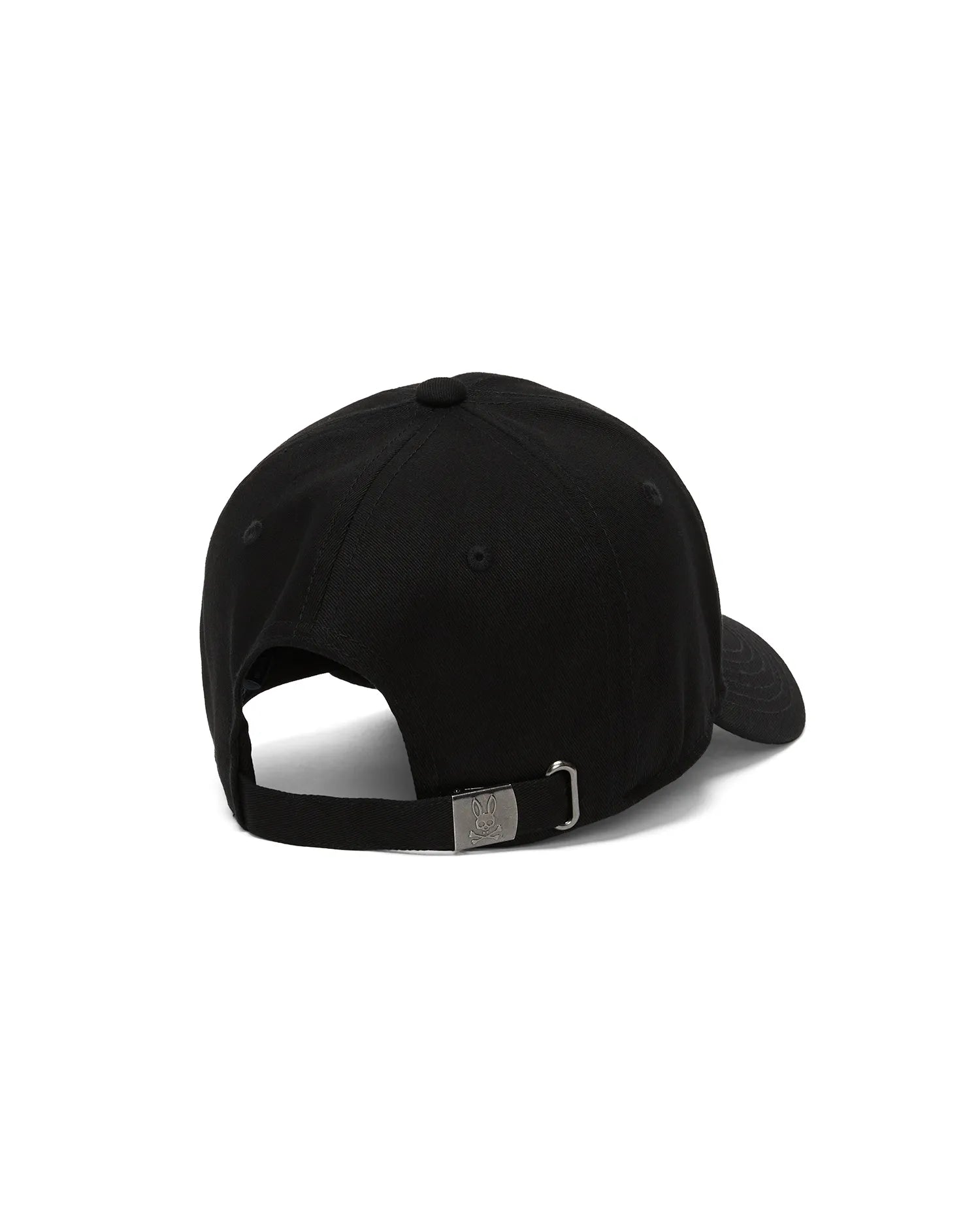 Psycho Bunny Accessories Jaydon Baseball Cap cappellino nero regolabile