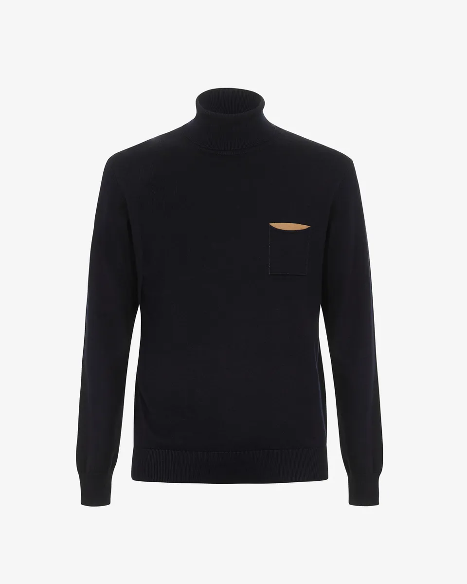 Markup Uomo Maglieria Dolcevita taschino viscosa