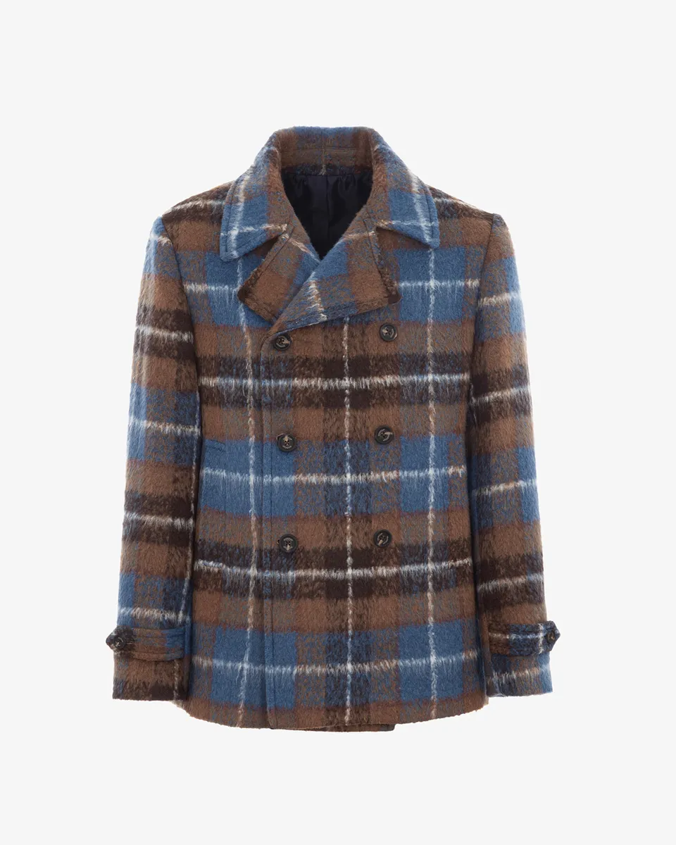 Markup Uomo Cappotti Peacoat a quadri cappotto