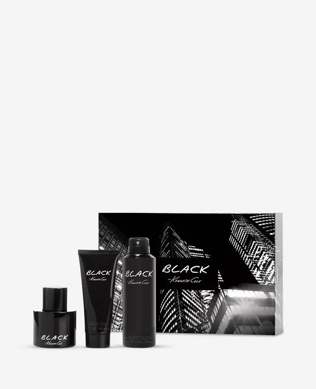 Kenneth Cole Reaction Fragrance Black Eau de Toilette 3pc Gift Set set regalo uomo