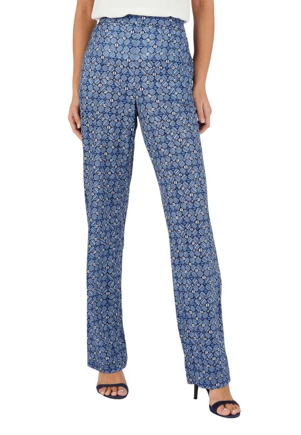 Damart Prêt-à-porter Pantaloni Maglia Crêpe pantaloni