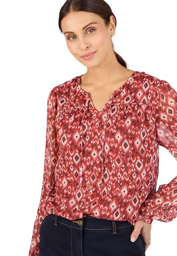 Damart Prêt-à-porter camicetta in voile stampata 38-40