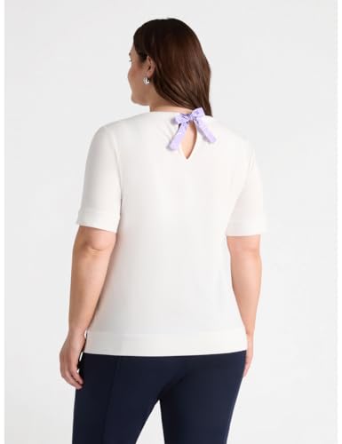 Fiorella Rubino Top e t-shirt T-shirt con scritta e fiocco