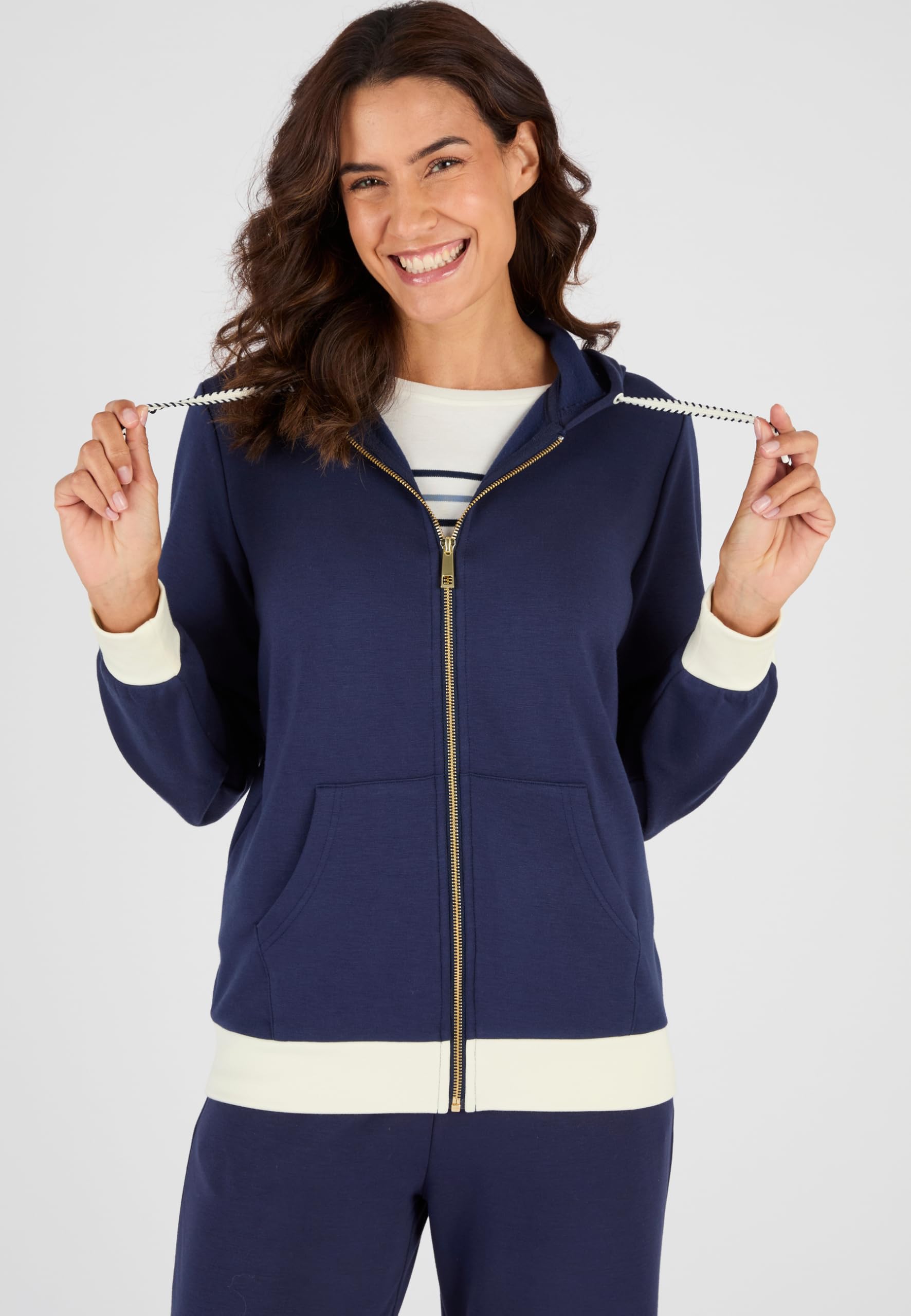 Damart Thermolactyl felpa con cappuccio e zip