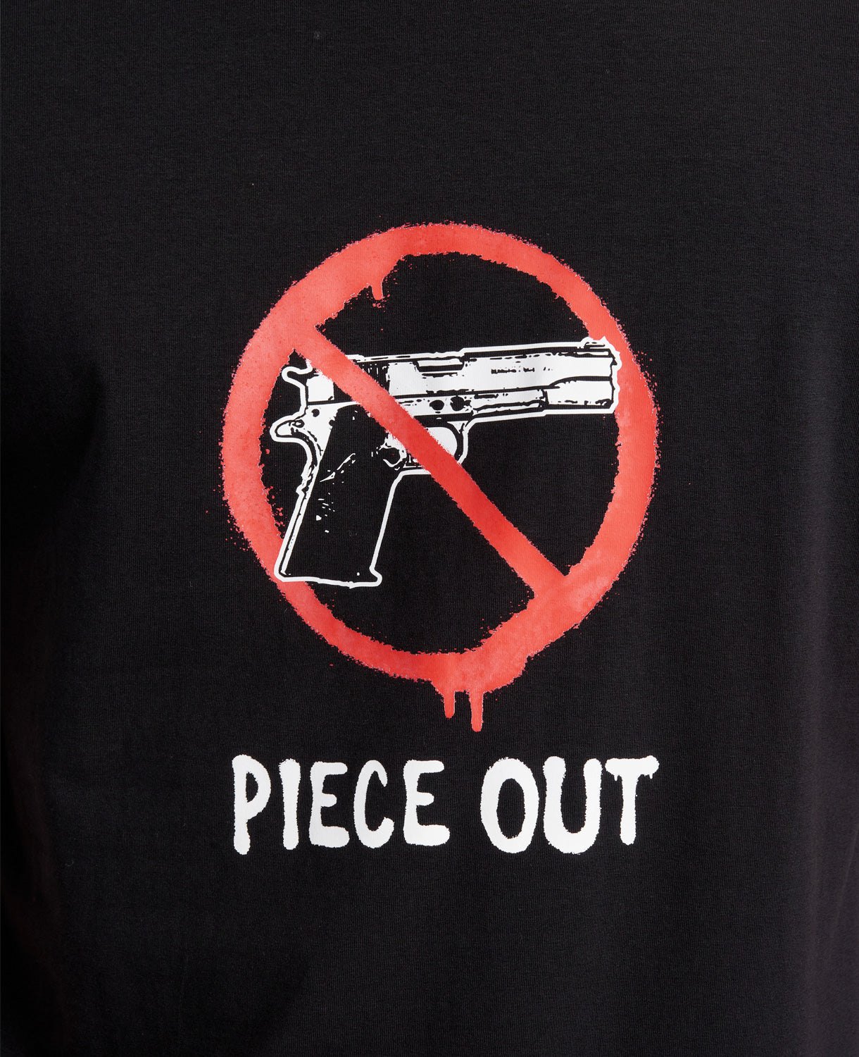 Kenneth Cole Reaction Clothing Site Exclusive! Piece Out T-Shirt maglietta nera unisex
