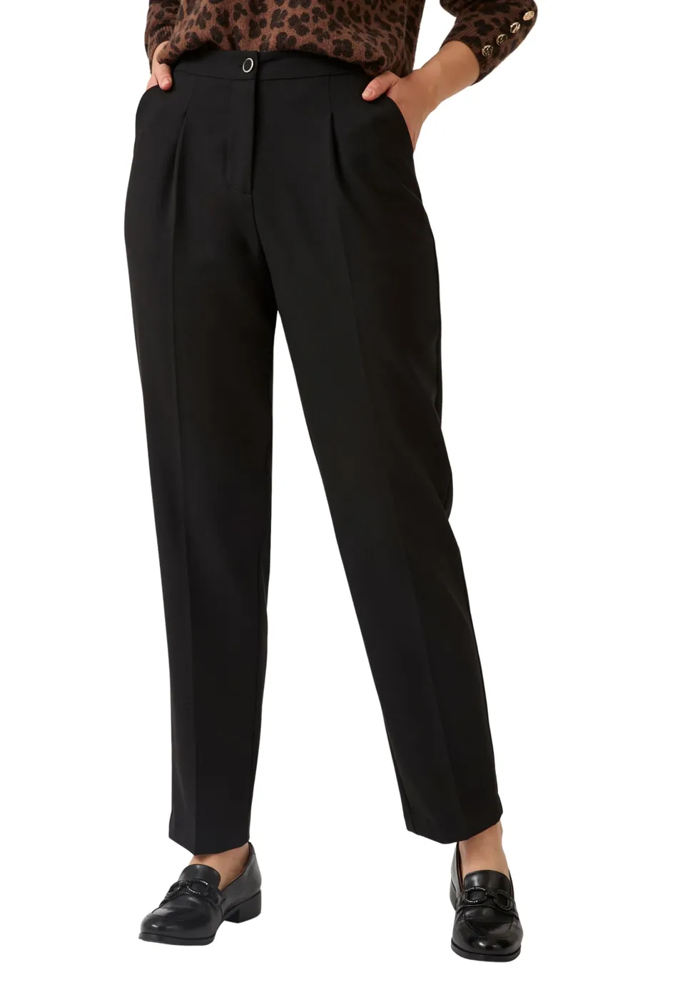 Damart Prêt-à-porter pantaloni donna cintura regolabile ampi