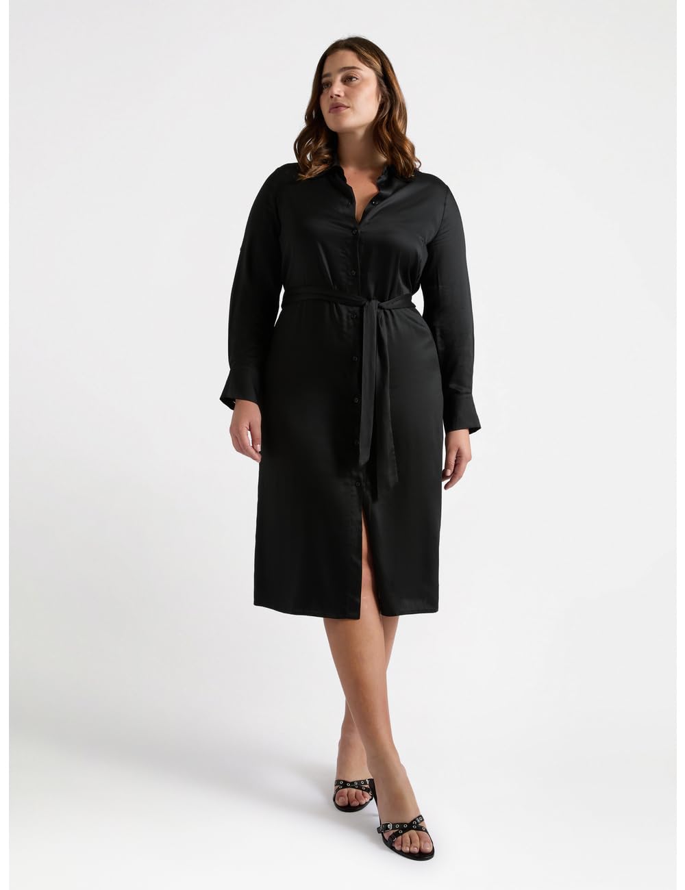 Fiorella Rubino Vestiti Chemisier vestito 46 Plus con cintura removibile