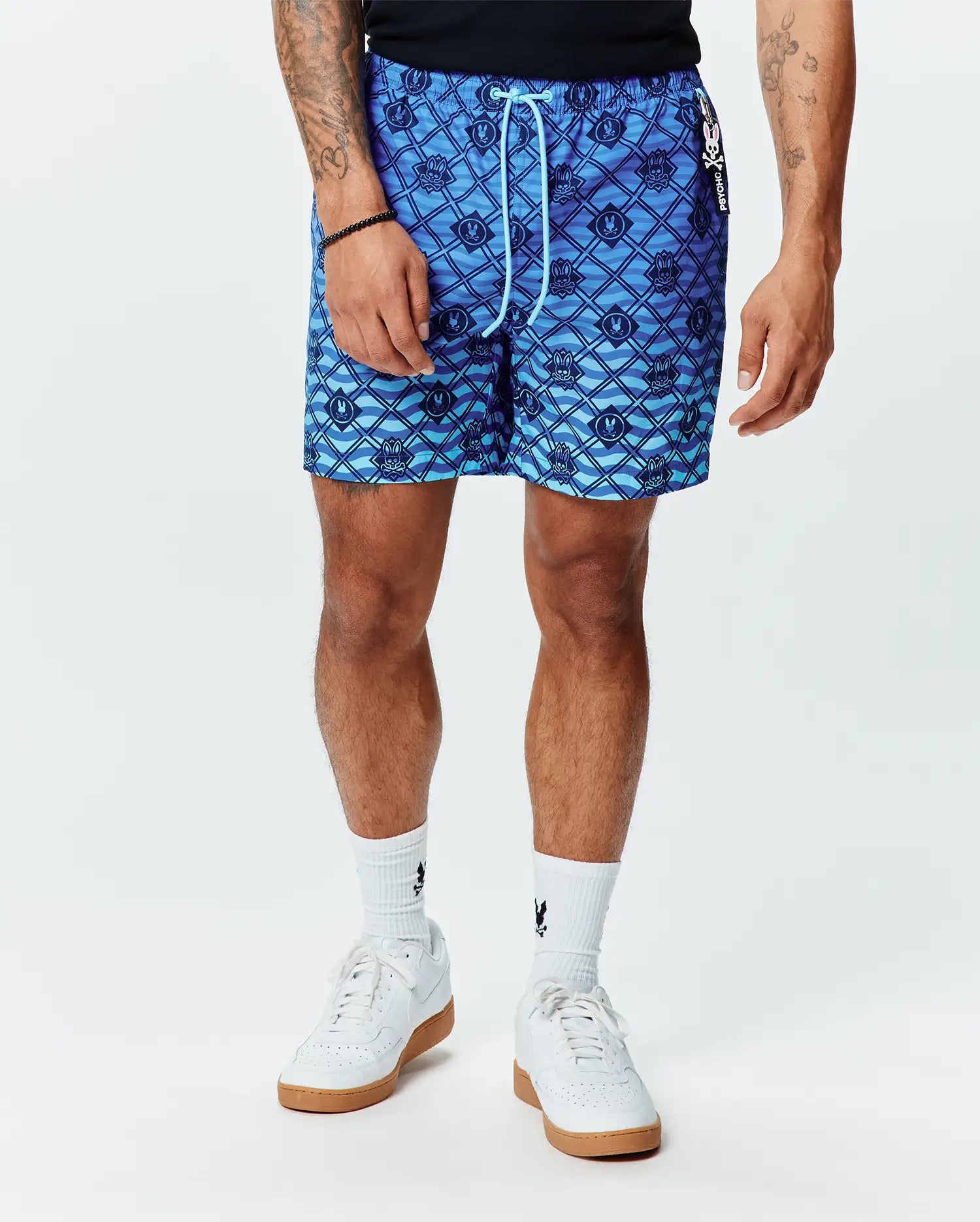 Psycho Bunny Men's Swimwear Tobias Gradient Swim Trunk 6" costume blu XS