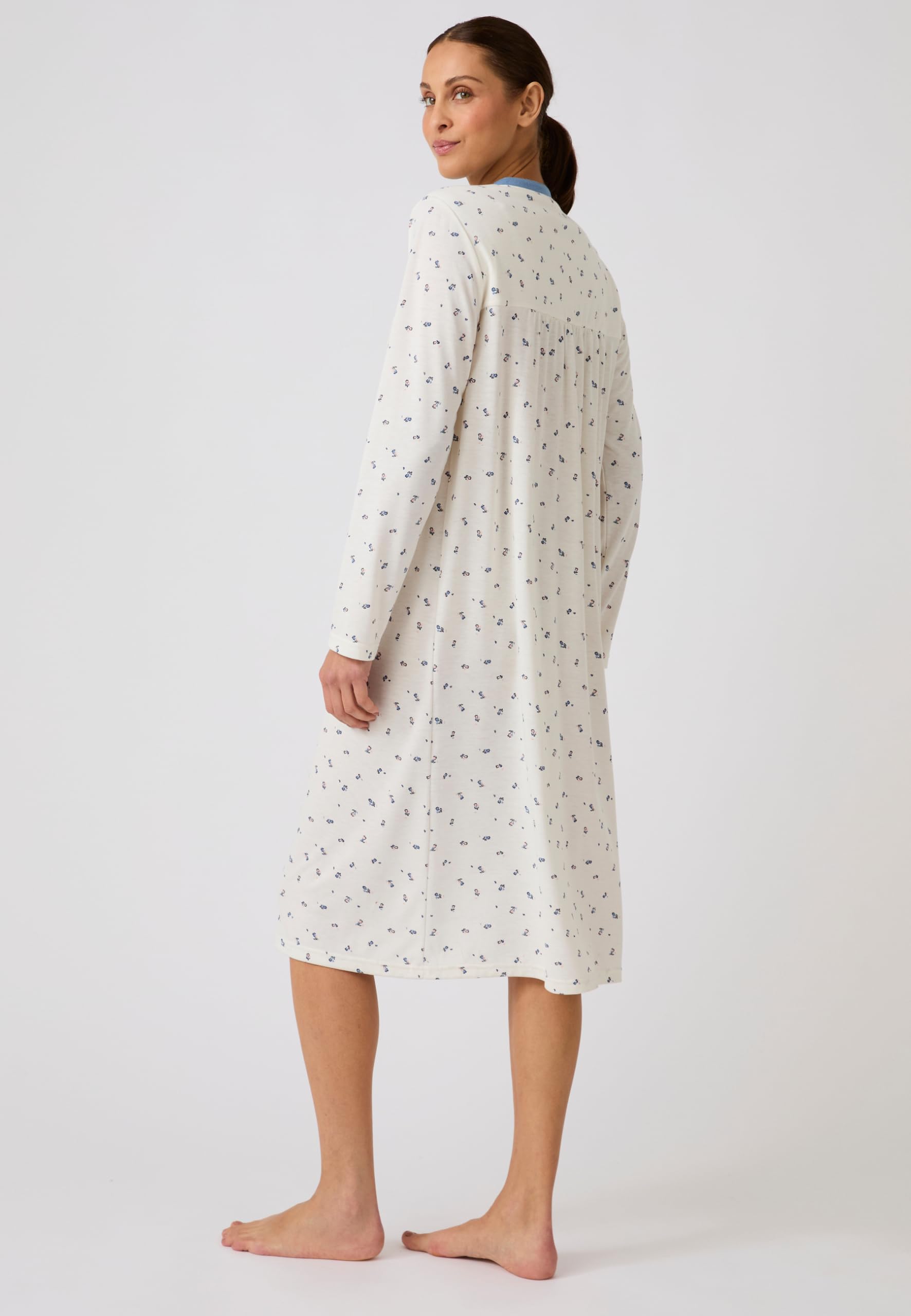 Damart Homewear Thermolactyl camicia da notte donna calda