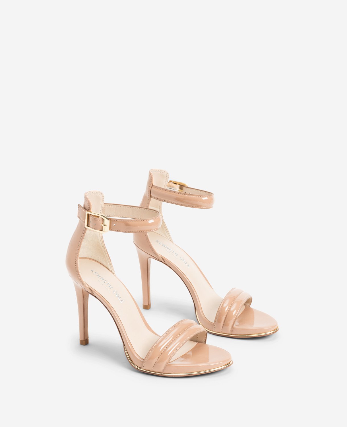 Kenneth Cole Reaction Brooke Ankle Strap Heeled Sandal sandali Buff