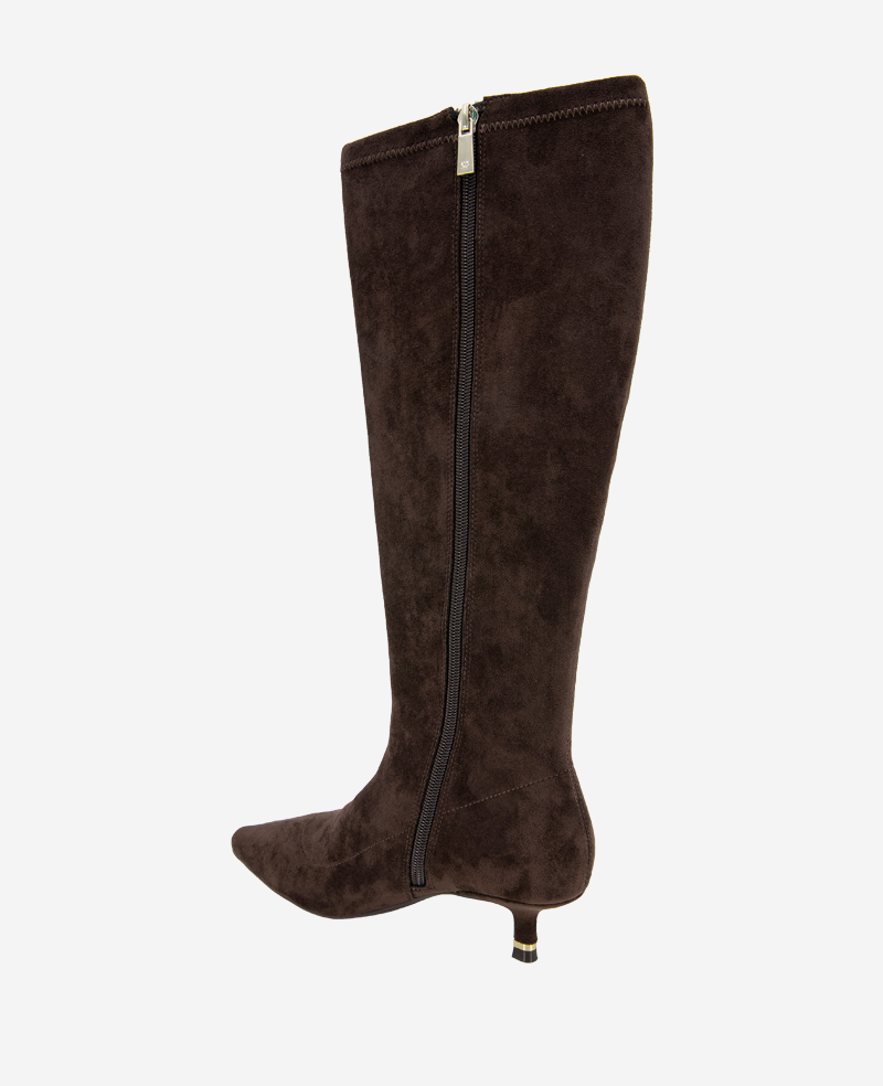 Kenneth Cole Reaction Shoes Meridith Stretch Boot stivali marroni tacco basso