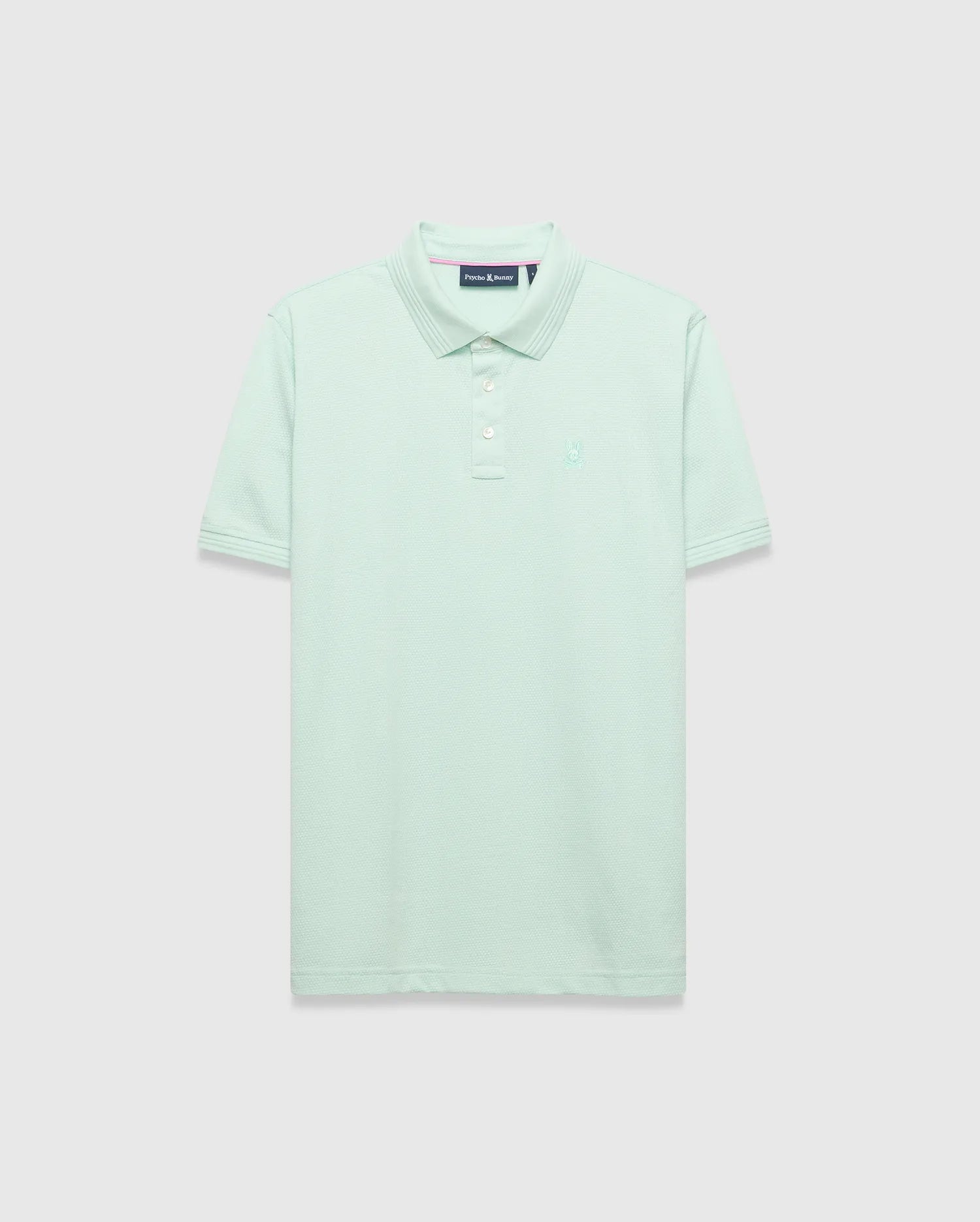 Psycho Bunny Men's Polos Tiernan Lightweight Pique Polo polo verde