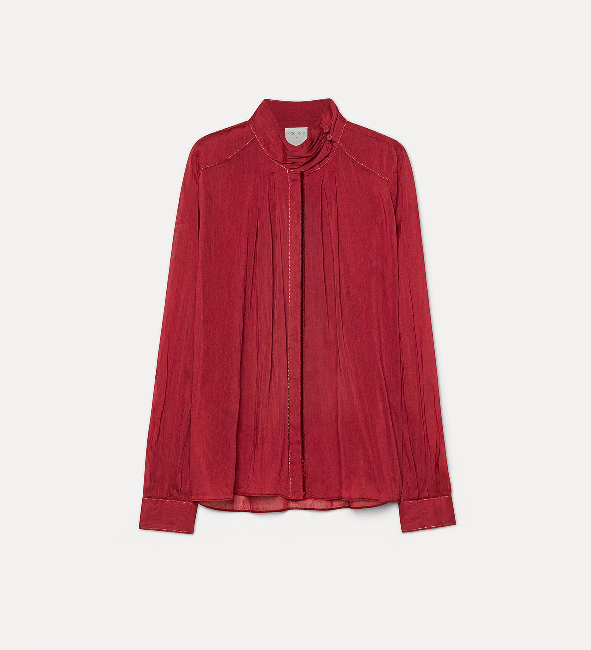 Forte camicie camicia bohemien a collo alto Pomegranate