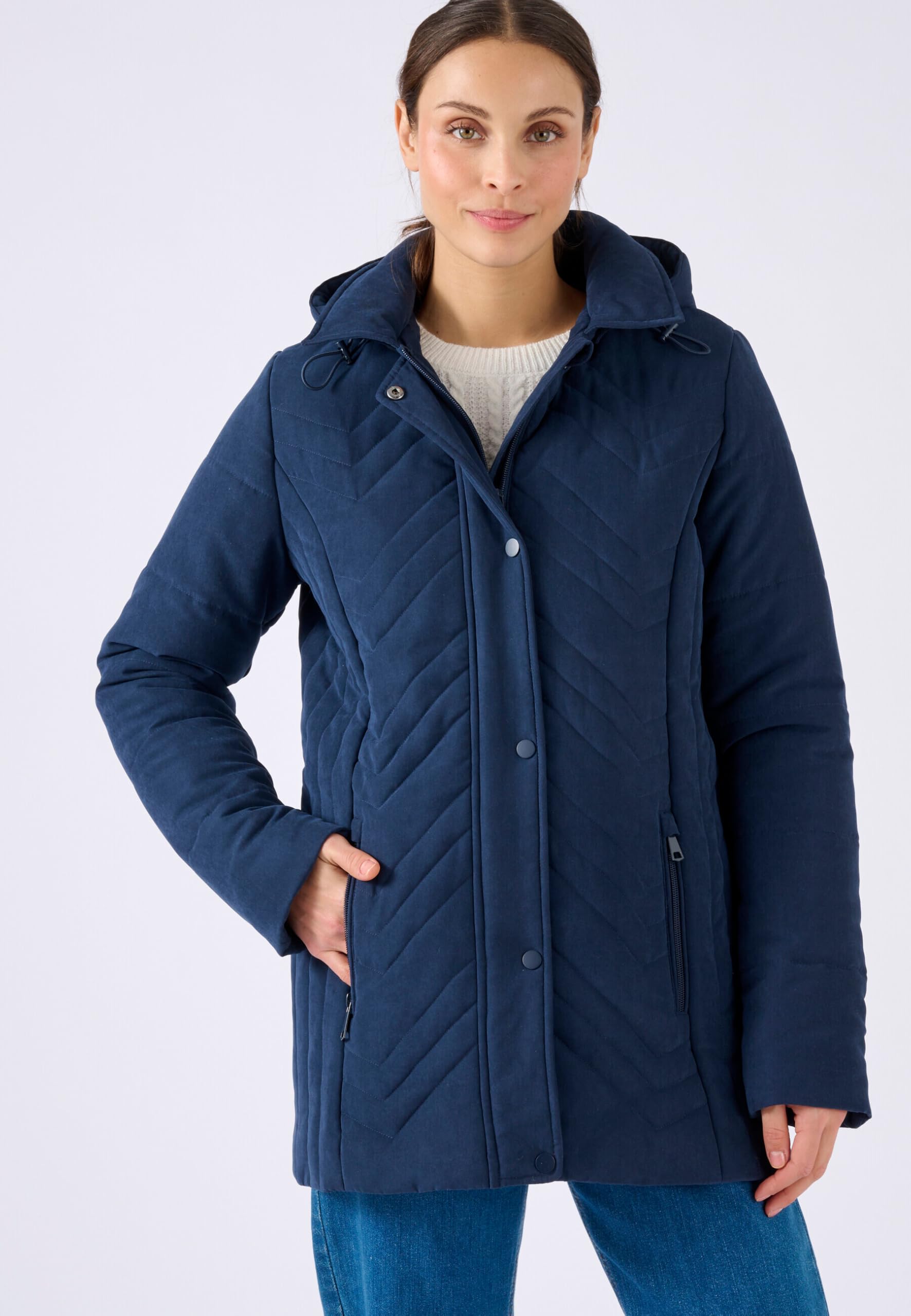 Damart Prêt-à-porter Parka trapuntatura fantasia donna 38-40 idrorepellente