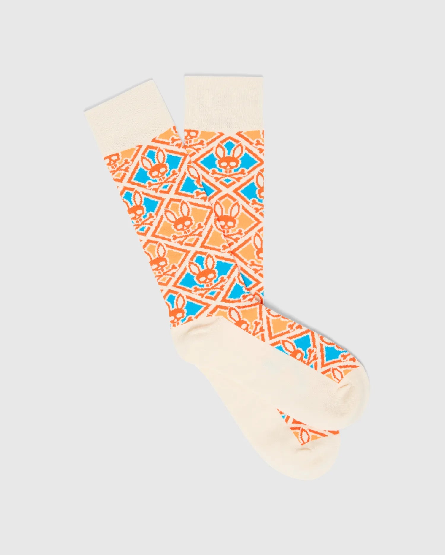 Psycho Bunny Accessories MENS FRANK DRESS SOCKS - MO2200067 calze bianche