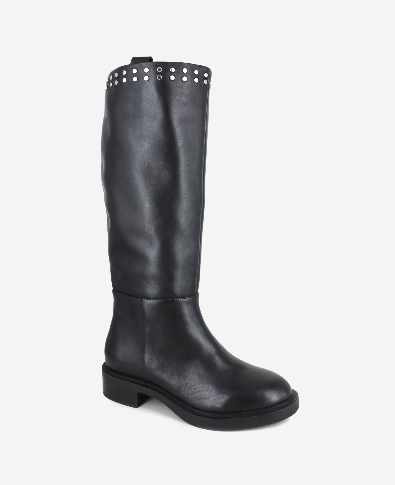 Kenneth Cole Reaction Scorpio Leather stivali al ginocchio neri