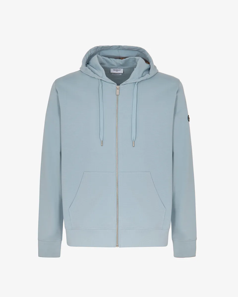 Markup Uomo Felpe & T-shirt Felpa cappuccio con zip basic