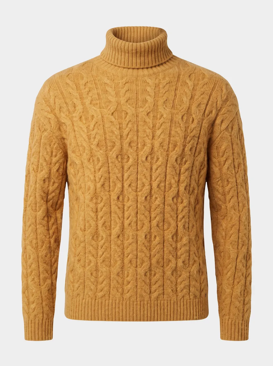 Markup Uomo Maglieria Dolcevita Cardato Trecce maglione